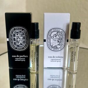 Luxury French Diptyque Orphéon Eau de Parfum & Do Son Eau de Toilette 2 Pieces